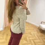 Pull en maille Vichamblin - Beige - VILA