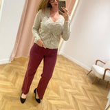 Pull en maille Vichamblin - Beige - VILA