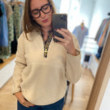 Pull polaire Merys - Beige - BARBOUR FEMME