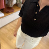 Pull polo manches courtes Cowboy - DES PETITS HAUTS