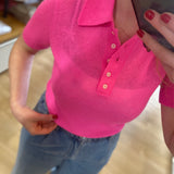 Pull polo manches courtes Cowboy - DES PETITS HAUTS