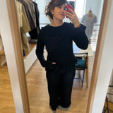 Pull volanté Denise - Marine - DES PETITS HAUTS