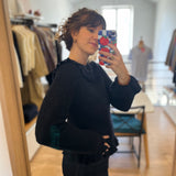 Pull volanté Denise - Marine - DES PETITS HAUTS