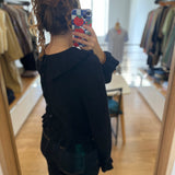 Pull volanté Denise - Marine - DES PETITS HAUTS