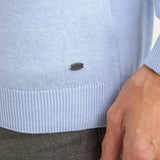 Pull basique col V en maille Whitefish - PETROL INDUSTRIES