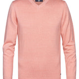 Pull basique col V en maille Whitefish - PETROL INDUSTRIES