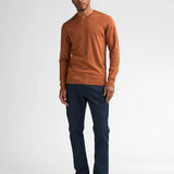 Pull col V - Orange - PETROL INDUSTRIES HOMME