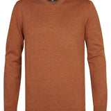 Pull col V - Orange - PETROL INDUSTRIES HOMME
