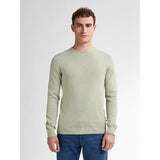 Pull col rond en pur coton - Light tan - PETROL INDUSTRIES HOMME