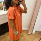 Robe chemise fluide - Curcuma - LOLA ESPELETA