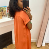 Robe chemise fluide - Curcuma - LOLA ESPELETA