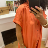 Robe chemise fluide - Curcuma - LOLA ESPELETA