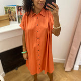 Robe chemise fluide - Curcuma - LOLA ESPELETA