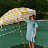 Robe fluide effet denim clair – Bleu - Lola Espeleta