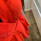 Robe courte portefeuille Caracas - Geranium - Suncoo