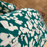 Robe fluide boutonnée sur le devant fleurie Ana - Vert - FABIENNE CHAPOT