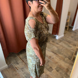 Animal print dress - Almond - IKKS