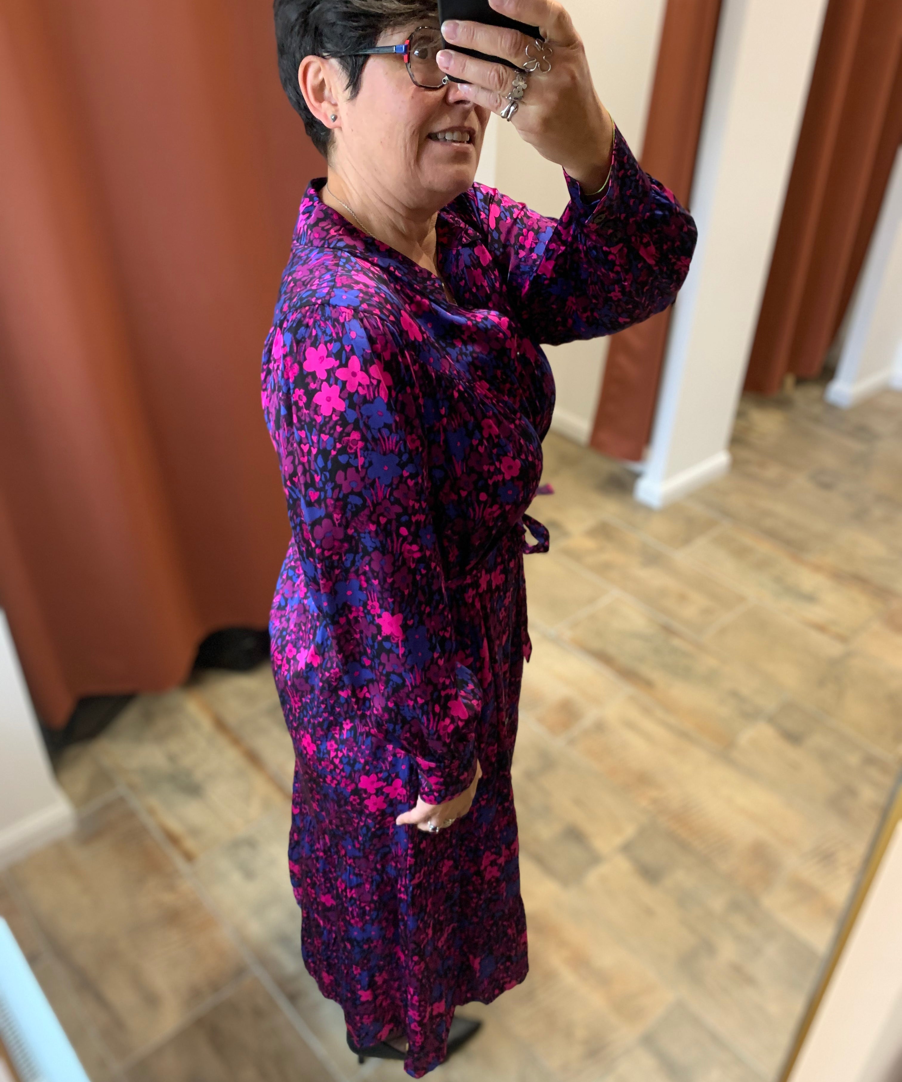 Robe longue Noa - violette - Fabienne Chapot