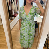 Robe maxi cache-cœur à imprimé floral Denise - Pastel - FABIENNE CHAPOT