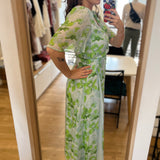 Robe maxi cache-cœur à imprimé floral Denise - Pastel - FABIENNE CHAPOT