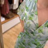 Robe maxi cache-cœur à imprimé floral Denise - Pastel - FABIENNE CHAPOT