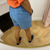 Short en jean large ceinturé - Bleach - LOLA ESPELETA