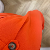 Pantalon de tailleur droit à plis taille mi-haute Pierre - Sanguine - GRACE & MILA