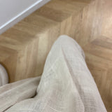 Pantalon de tailleur à plis Vanelis - Sable - GRACE & MILA