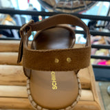 Sandales compensées à brides cheville Mina - Marron - SCHMOOVE WOMEN