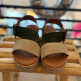 Sandales compensées en cuir légères 718 - Multicolore - EVA FRUTOS
