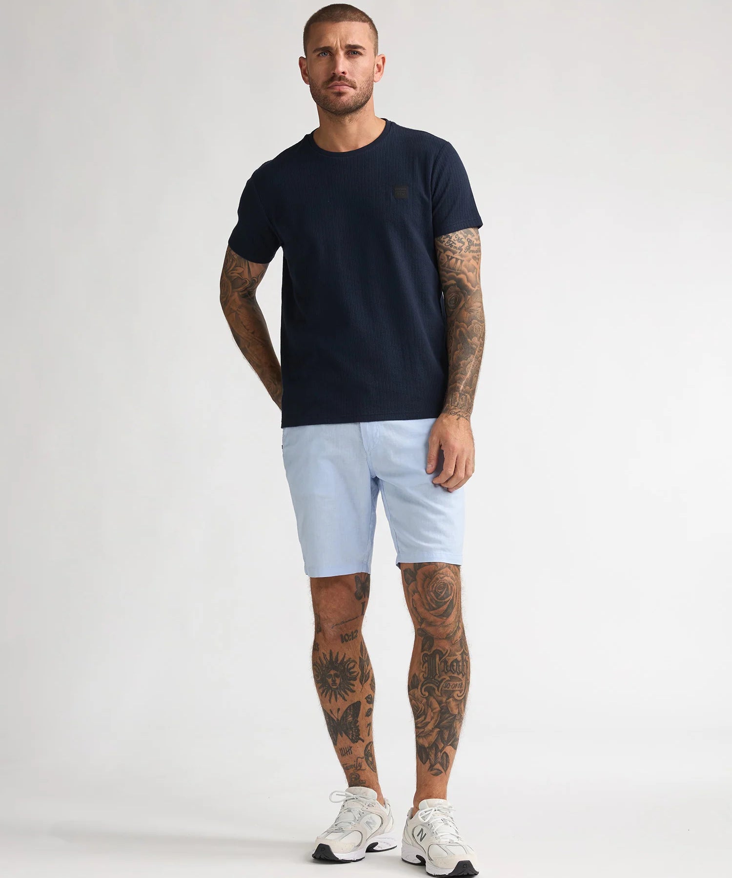 Short chino en lin Dune - PETROL INDUSTRIES HOMME