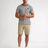 Short chino en lin Dune - PETROL INDUSTRIES HOMME