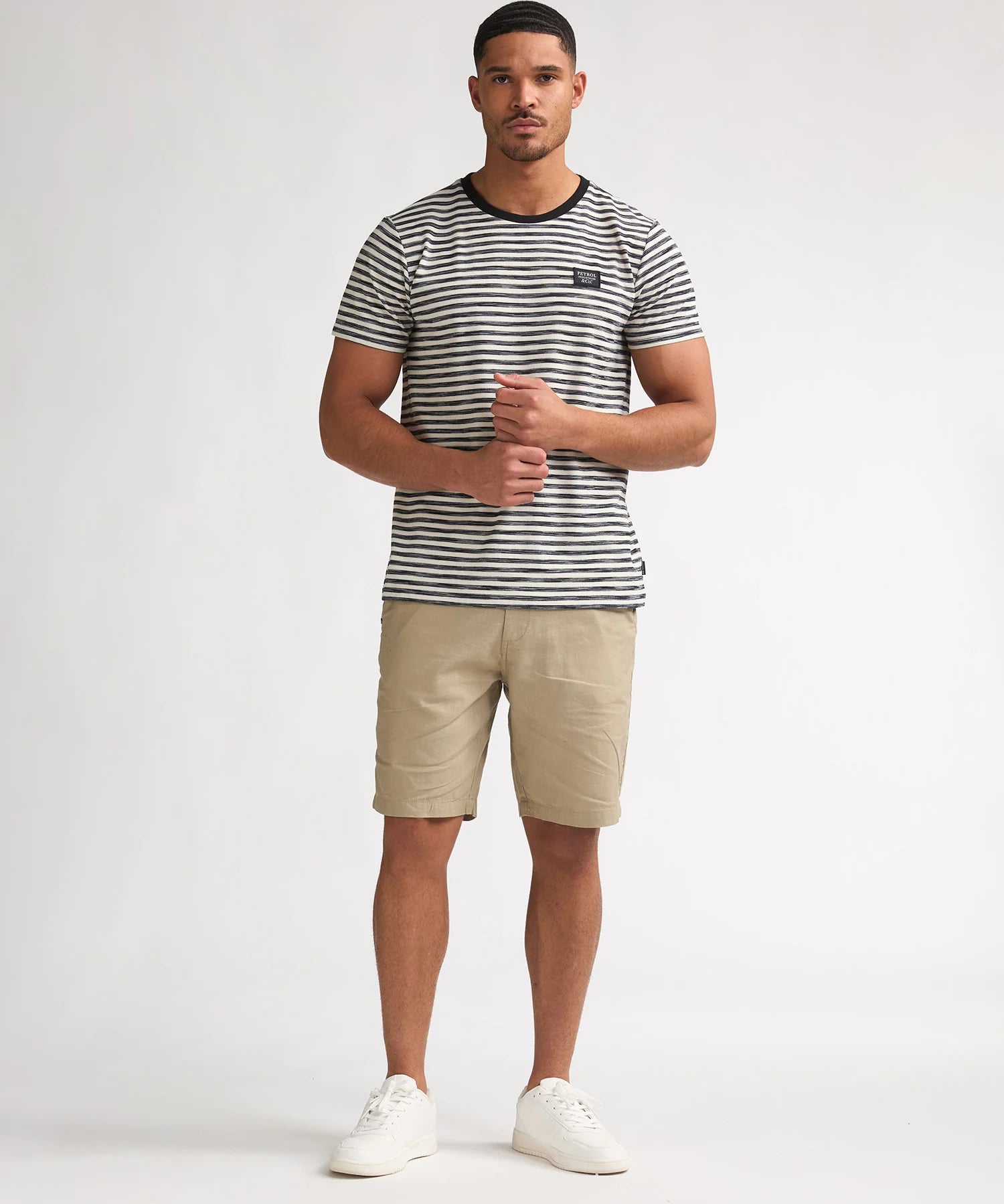 Short chino en lin Dune - PETROL INDUSTRIES HOMME