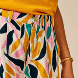 Short d'été fluide imprimé tropical Onley - Rose - SUN VALLEY FEMME