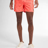 Short de bain imprimé intégral - Corail - PETROL INDUSTRIES HOMME