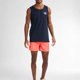 Short de bain imprimé intégral - Corail - PETROL INDUSTRIES HOMME