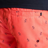 Short de bain imprimé intégral - Corail - PETROL INDUSTRIES HOMME