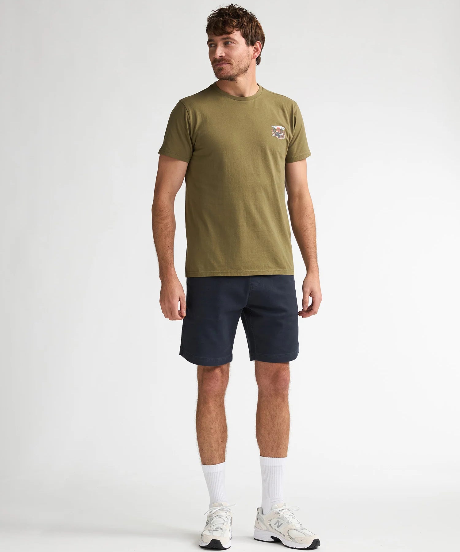 Short jogg-chino en coton stretch Dustdevil - PETROL INDUSTRIES HOMME