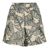 Short taille haute évasé à motif brodés all-over Viflura - Birch - VILA