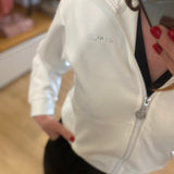 Sweat à capuche zippé Willo - Blanc cassé - NO NAME
