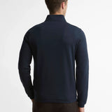 Vue de dos du sweat à demi-zip Guy bleu marine BARBOUR HOMME