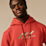 Sweatshirt Imprimé surfeurs à poche kangourou Loggel - Argile - SUN VALLEY HOMME