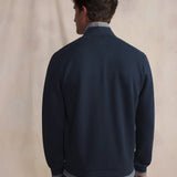 Sweat zippé à col montant Leanngil - Marine - TBS HOMME