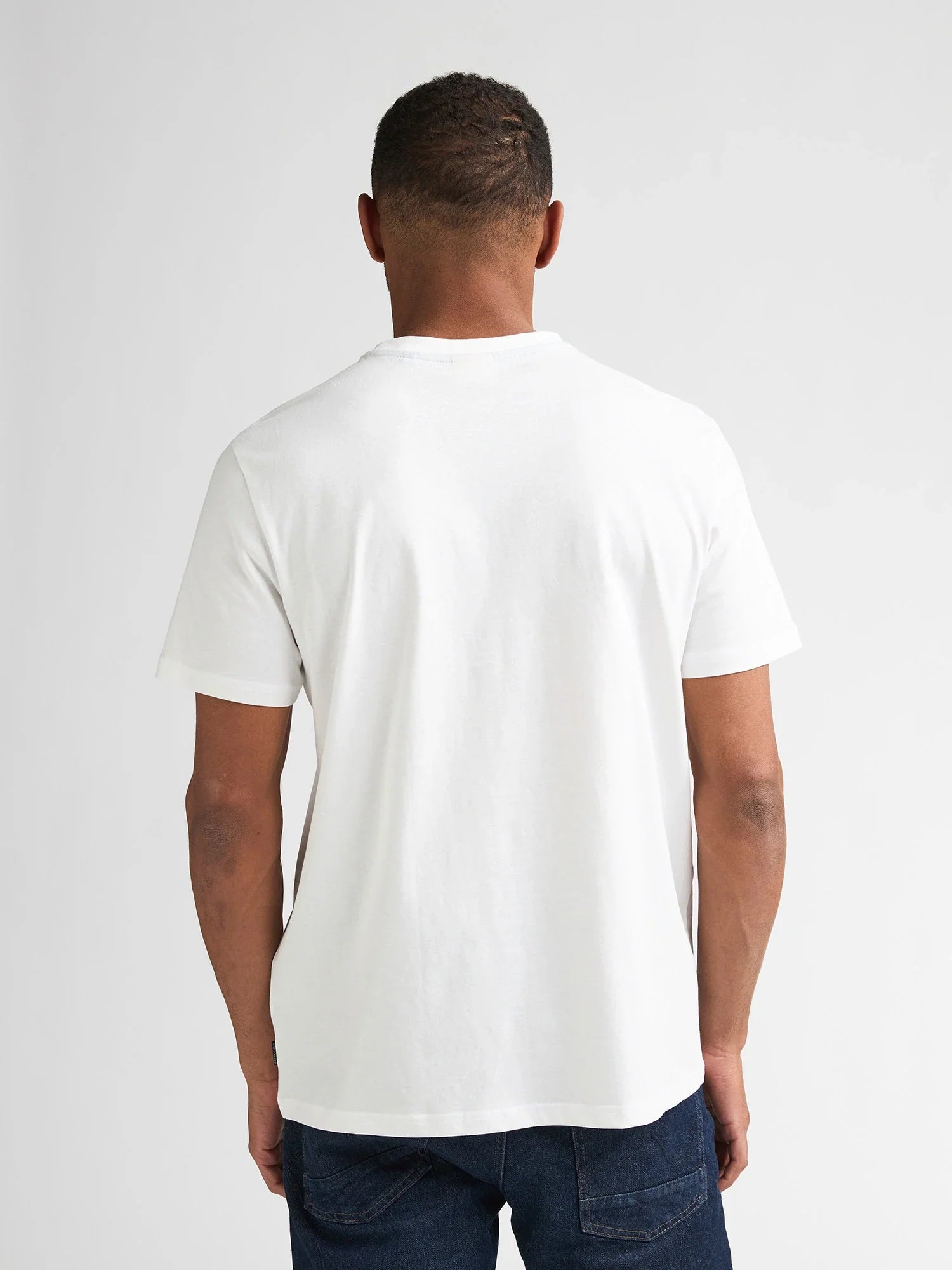Vue de dos du t-shirt blanc à manches courtes Anderson PETROL INDUSTRIES