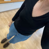 T-shirt Izolène - Noir - DES PETITS HAUTS