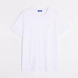 T-shirt basique ajusté en jersey de coton Pieretee - Blanc - TBS HOMME