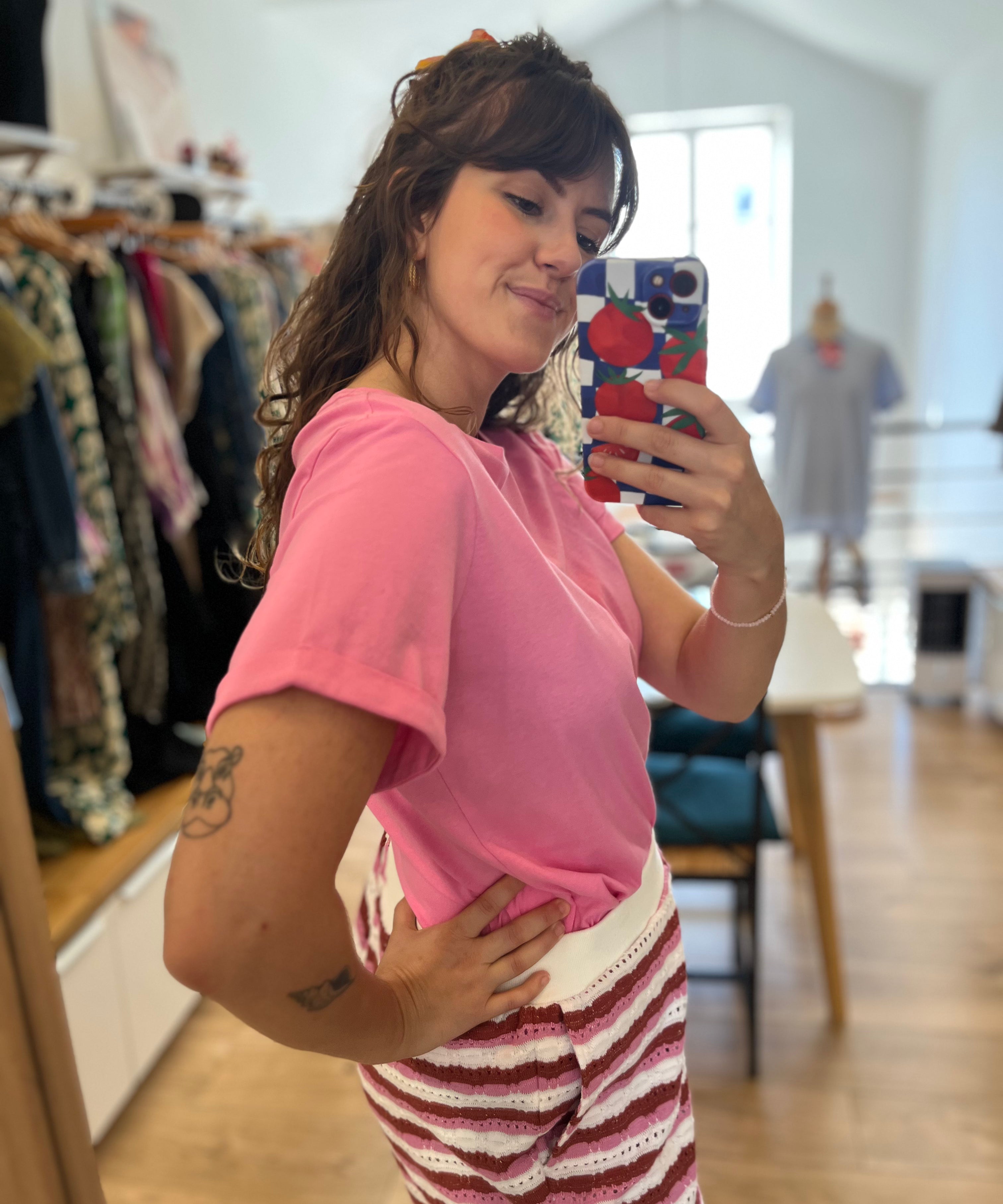 T-shirt basique dos imprimé Pancey - SUN VALLEY FEMME