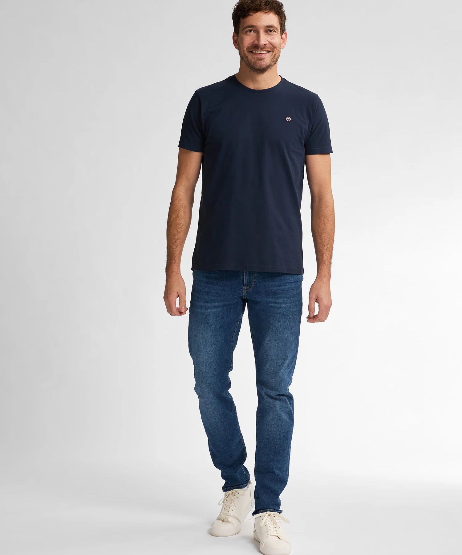 T-shirt logo Windward - Marine - PETROL INDUSTRIES HOMME