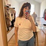 T-shirt en pur coton broderie coquillage Iliana - Rose poudré - DES PETITS HAUTS