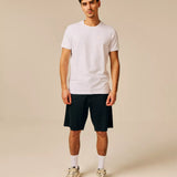 T-shirt ajusté en coton stretch Cevino - Blanc - SUN VALLEY HOMME